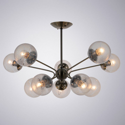 Люстра на штанге Arte Lamp A4164PL-10AB