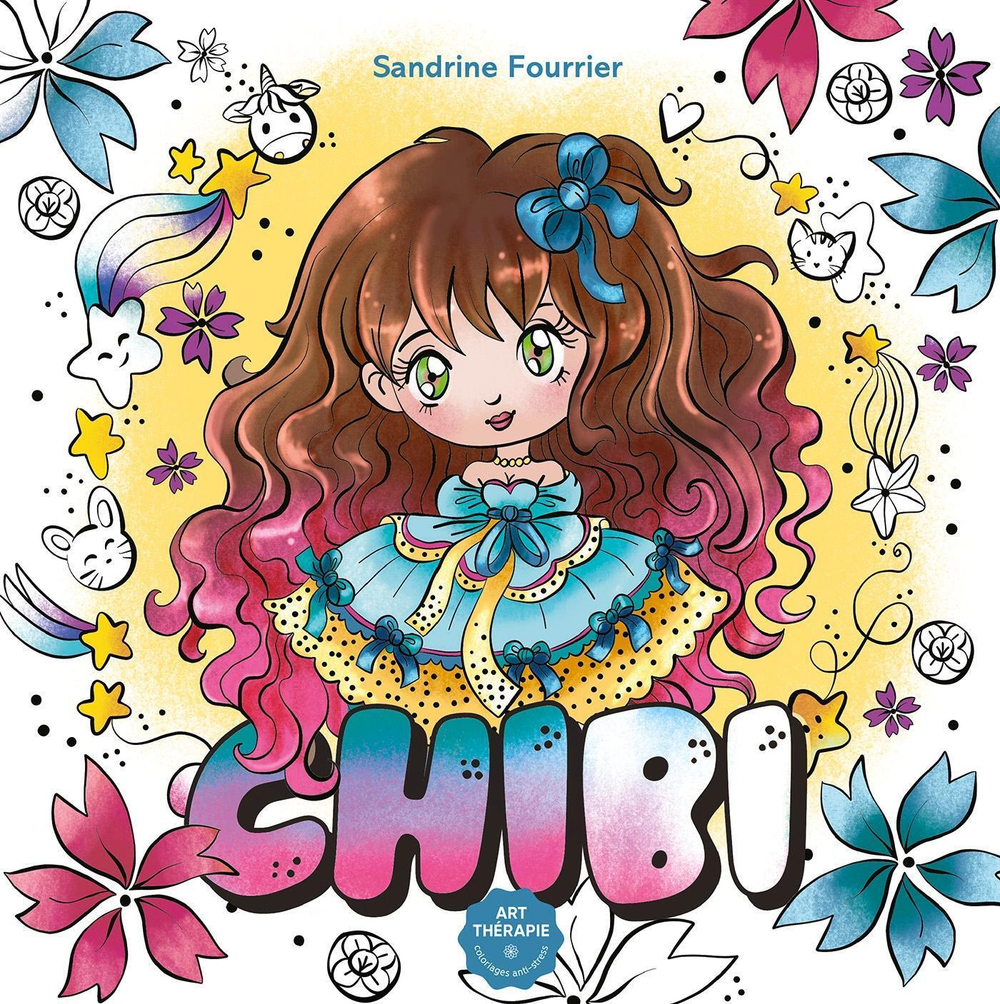 Hachette  раскраска по номерам  Chibi