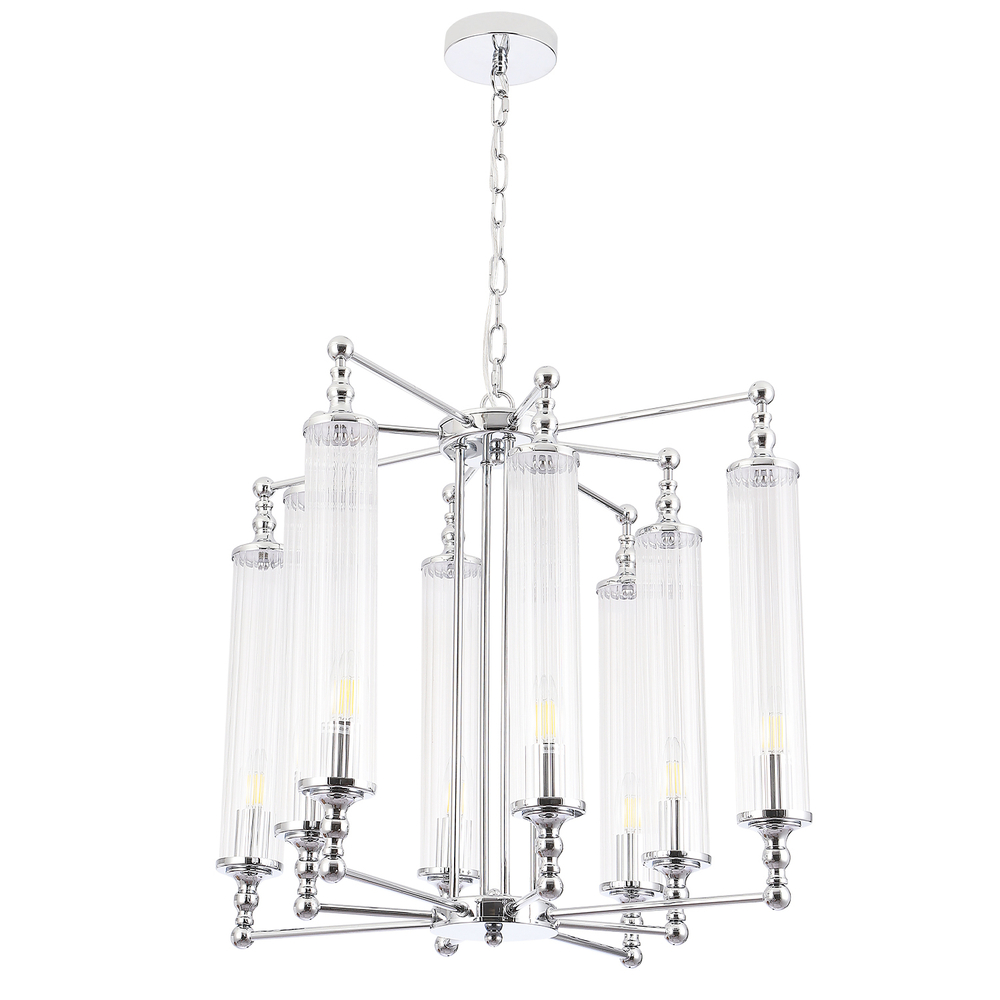 Люстра Crystal Lux TOMAS SP8 D650 CHROME