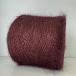 SILKID - Luxury Selection by Ri.Go; 70% кидмохер, 30% шелк; 850м/100гр; col. 640, цвет: бордо; есть мал. бобинка 158гр.S501