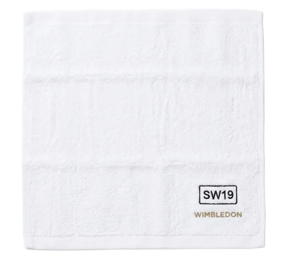 Теннисное полотенце Wimbledon Themed Face Towel Set 5P - white