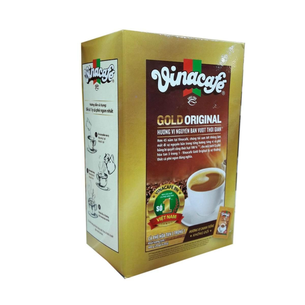 Вьетнамский растворимый кофе Gold Original 3в1 (VinaCafe), 18 пак*17гр
