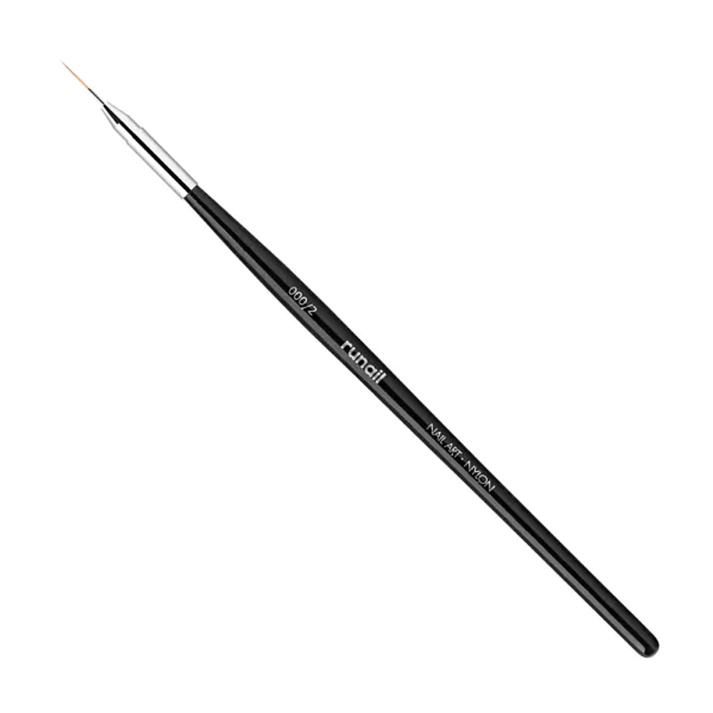 Runail Кисть для дизайна nail art nylon, 7 мм №000/2 №3589