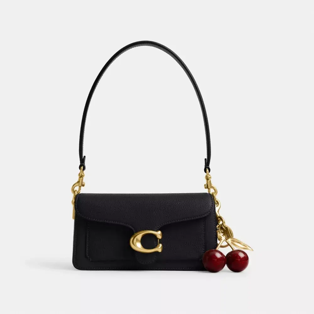 COACH СУМКА ЧЕРЕЗ ПЛЕЧО TABBY 20, ЧЕРНЫЙ