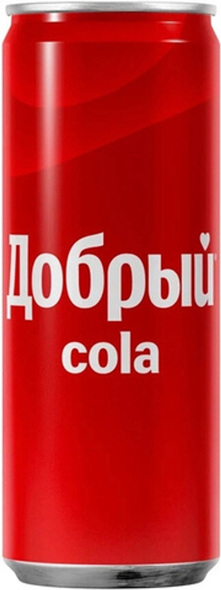 Газированный напиток Добрый Кола / Dobryj Cola 0.33 - банка