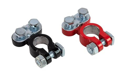 Клеммы аккумуляторные для стандартных конусов, свинец, 2 шт.