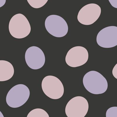 Buy fabric large polka dot black
