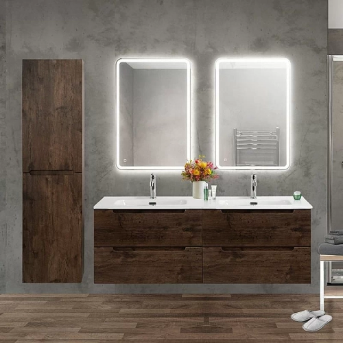 Тумба с раковиной BelBagno ETNA-1200-4C-SO-2-RW Rovere Moro