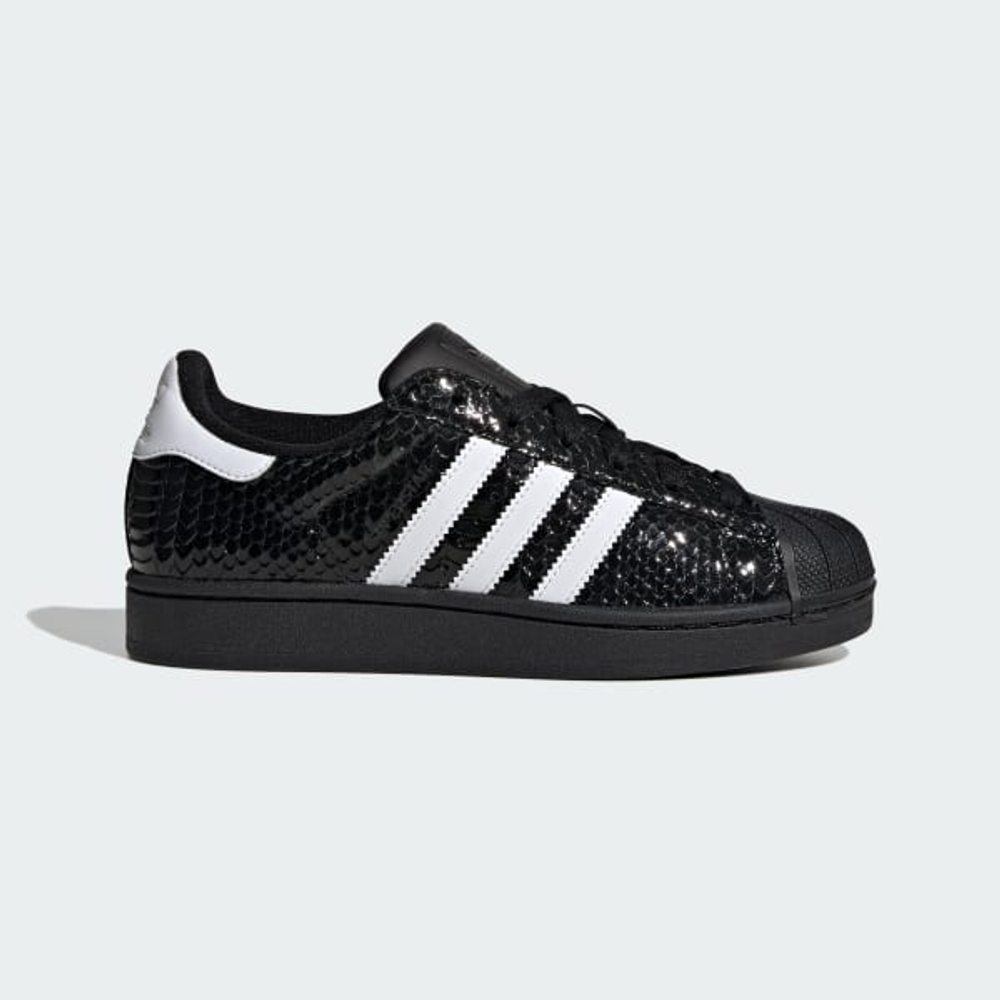 ADIDAS Кроссовки Superstar II с змеиным принтом, черный