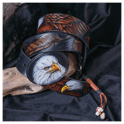 Кожаный ремень «Орел»