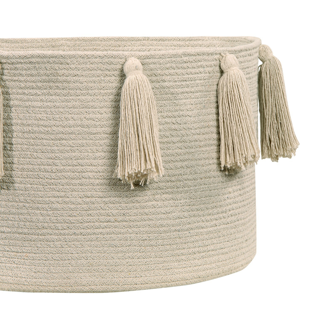 Корзина Lorena Canals Tassels Natural (30 x Ø45 см)
