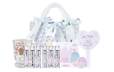 Набор декоративной косметики FLORTTE Girls' Dormitory Wackky Lipstick Gift Box Makeup Sets Long-Lasting Brightening Skin Tone Complexion 2.6g*6