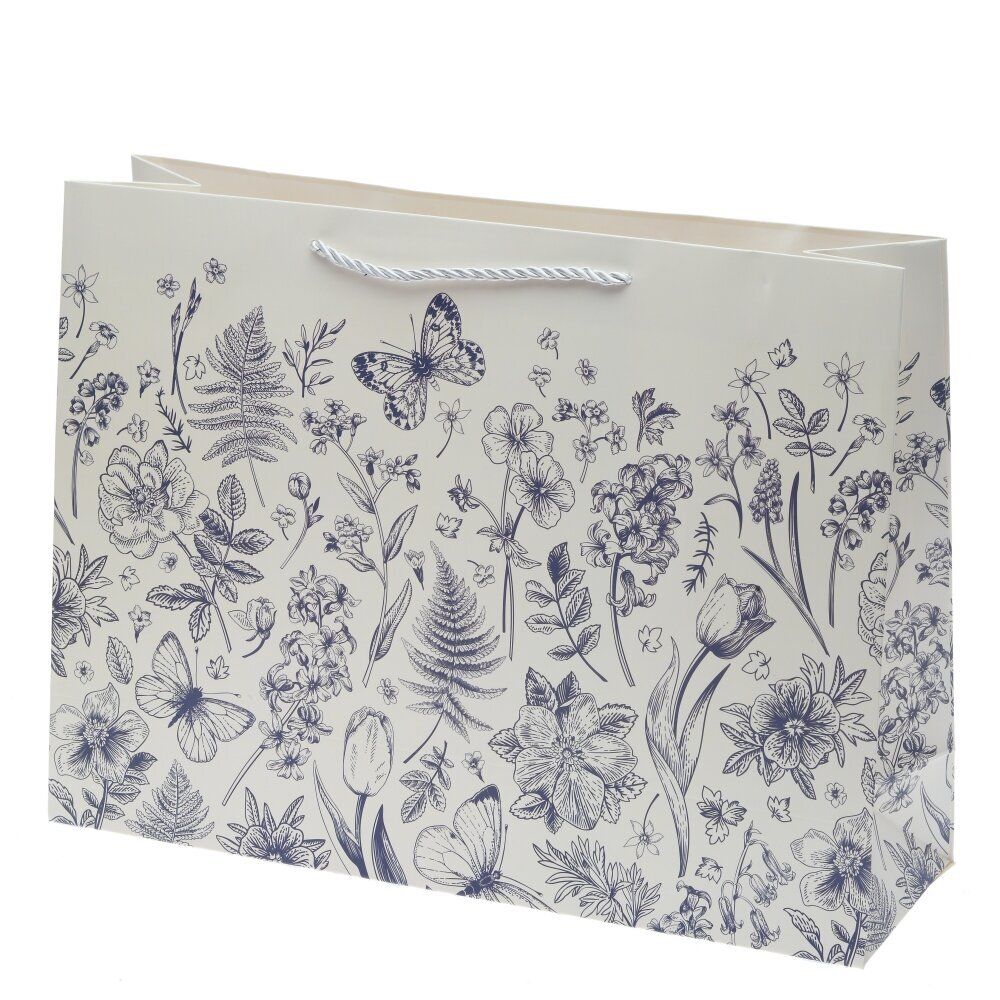 GAEM Пакет подарочный (бумага 210г/м2, блок 12шт), L32 W10 H26 см, 4в.