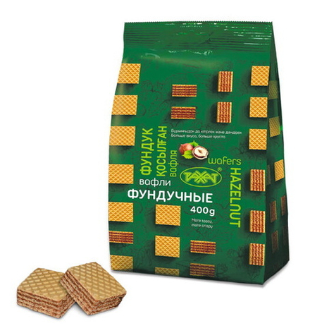 Вафли Фундучные 400г. Рахат