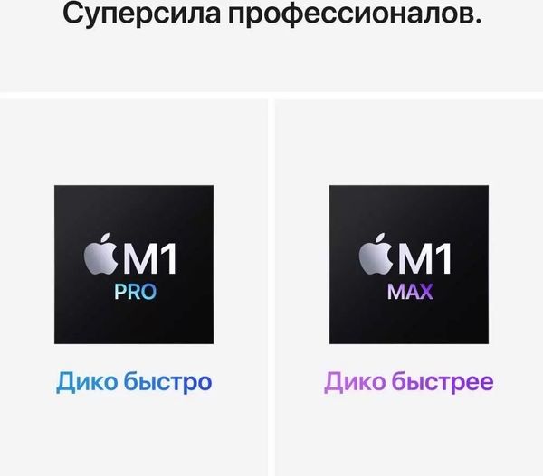 Ноутбук Apple MacBook Pro 16" Late 2021 MK1A3LL/A (M1 Max 10C CPU, 32C GPU, RAM 32 ГБ, SSD 1 ТБ), серый космос
