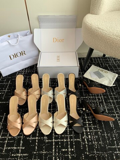 Christian Dior Tribales Heeled Slide (6 colors)