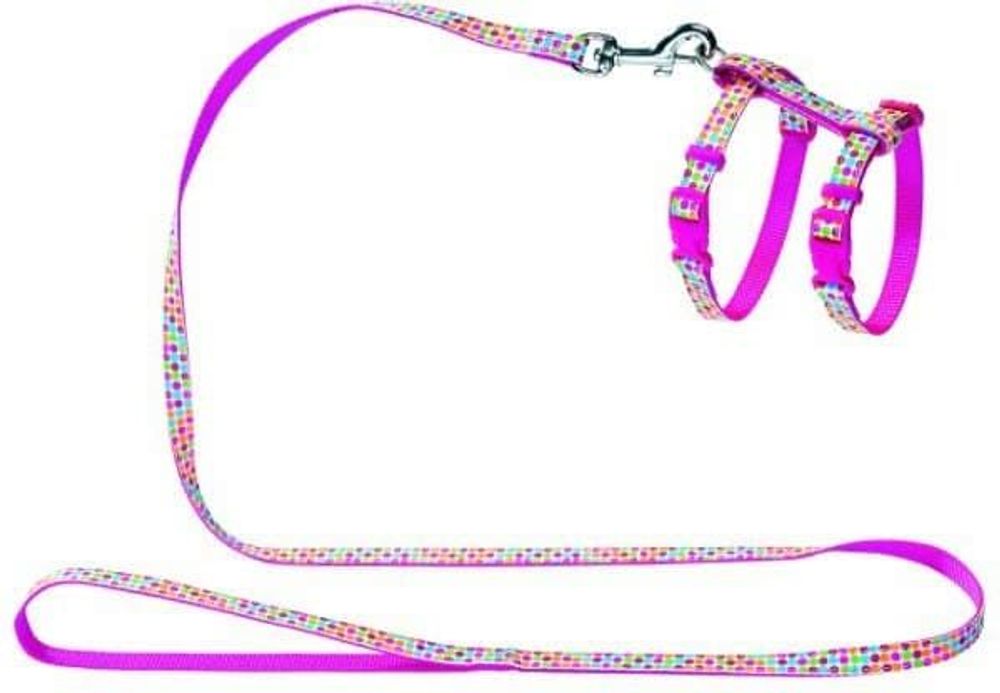 Hunter шлейка для кошек и собак Seventies нейлон розовый Hunter шлейка для кошек и собак Seventies нейлон розовый