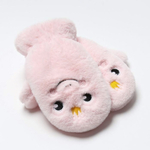 Варежки подр.ковые на иск.меху Корона 19 см розовый 9614111, 1 шт.