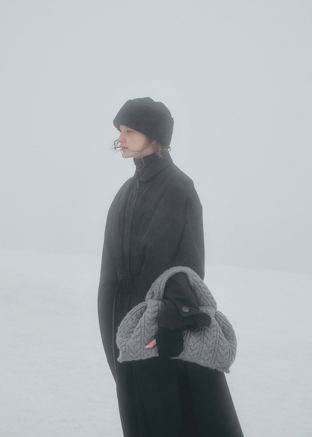 POLENE СУМКА NUMERO NEUF LARGE, СЕРЫЙ