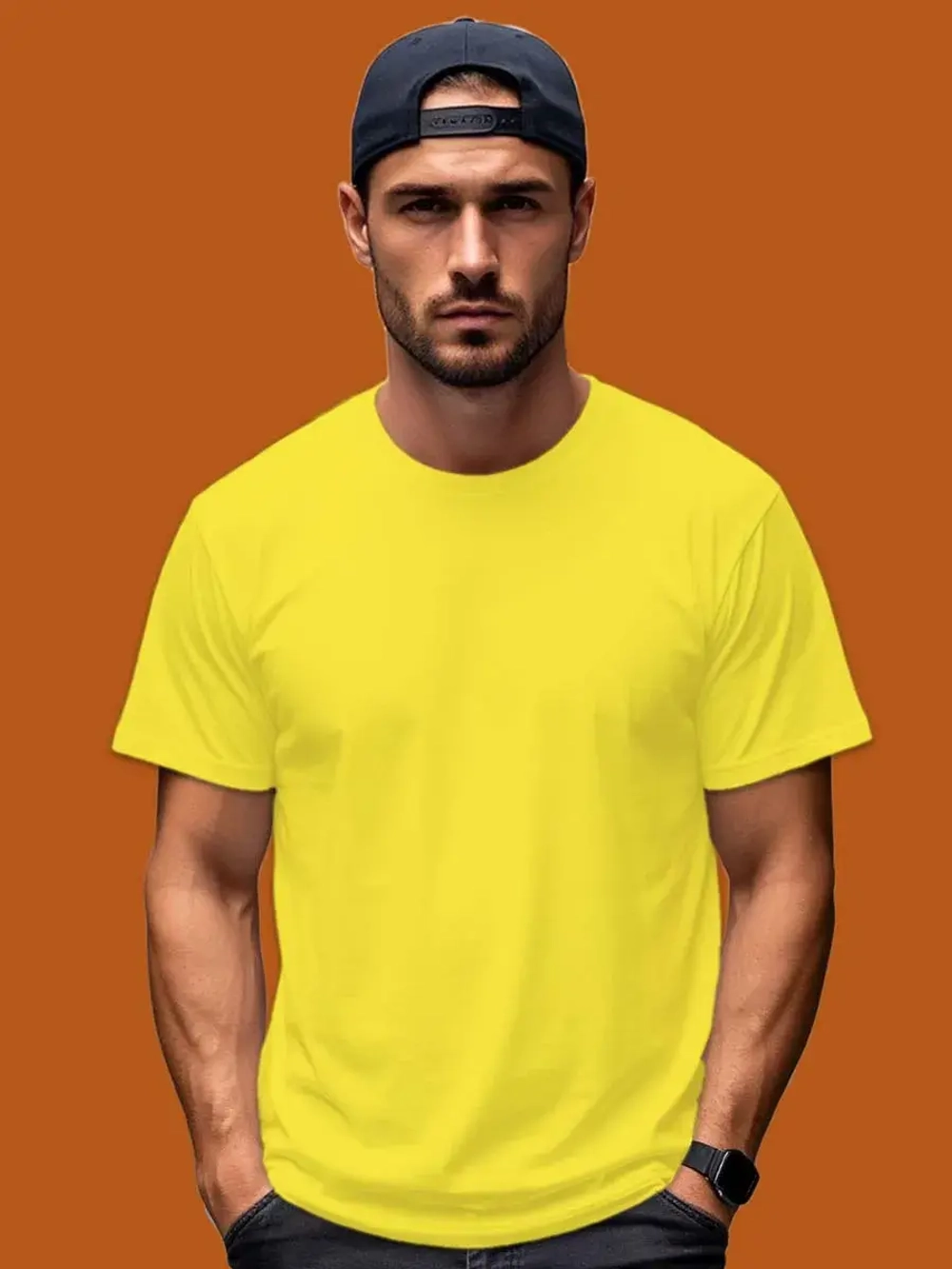 Футболка Взрослая.Премиум однотонная.1 шт