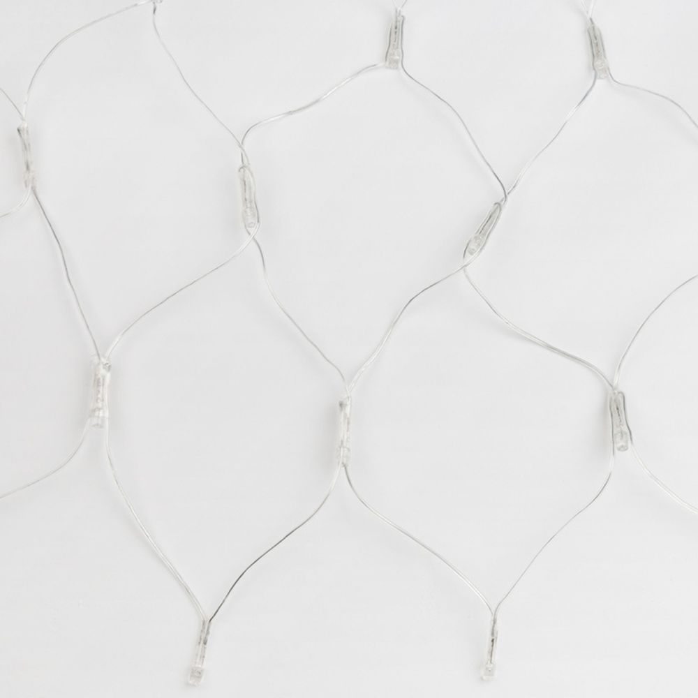 ULD-N1815-180-DTA WHITE IP20 Сетка светодиодная с контроллером. 1.8х1.5м. 180 светодиодов. Белый свет. Провод прозрачный. TM Uniel.