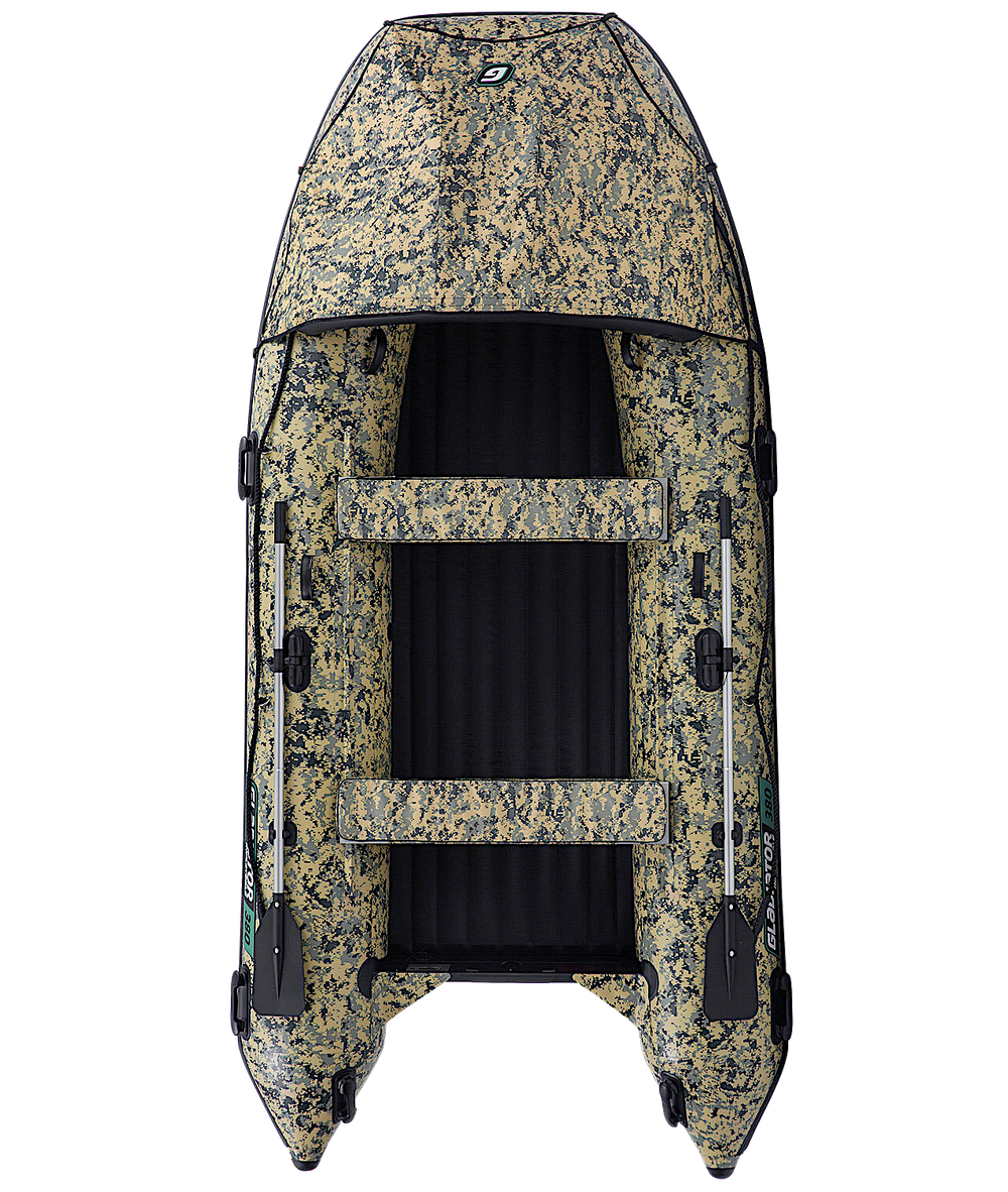 Лодка ПВХ Gladiator AirPro E380Pro НДНД Camo