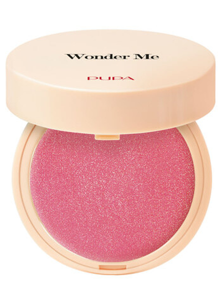 Pupa Румяна для лица Wonder Me Blush, натуральный эффект, с гиалуроновой кислотой, тон №006, Первый поцелуй, 4 гр