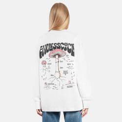 Лонгслив HAIDED ENDLESS CYCLE Белый