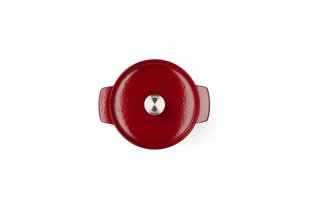 KitchenAid Чугунная кастрюля 22 см 3,3 л красная