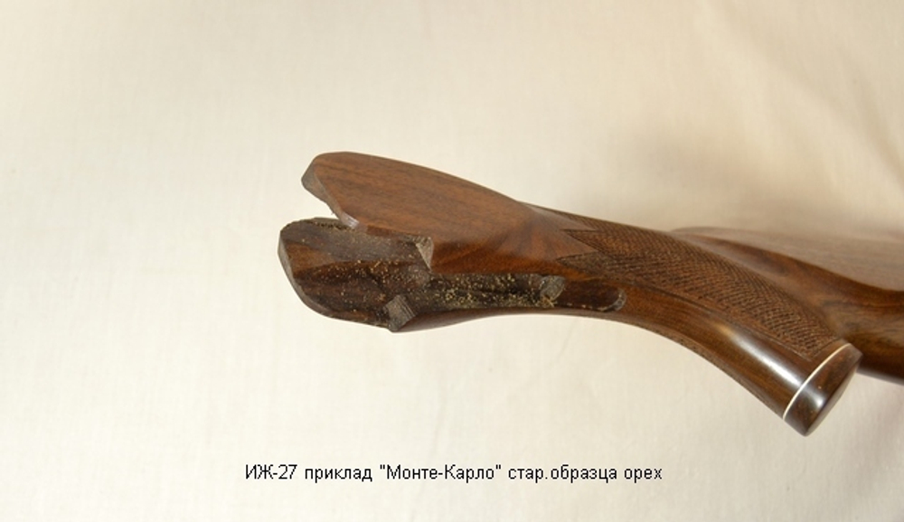 Приклад и цевье на ИЖ-27 Монте-Карло, до 88 года, орех, 12 калибр