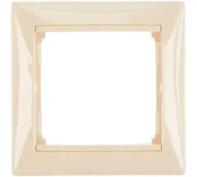 Выключатель одноклавишный Legrand Valena 774301+ рамка Legrand Valena 774351 слоновая кость- 1 шт.
