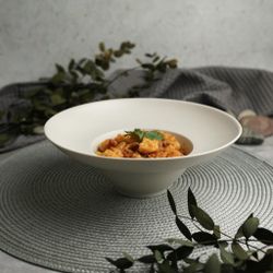 Тарелка глубокая 250 мл d 21 см h7,5 см для пасты   Noble [2]