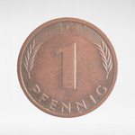 Germany, 1 Pfennig, 1991, (Stuttgart Mint - "F"), VF