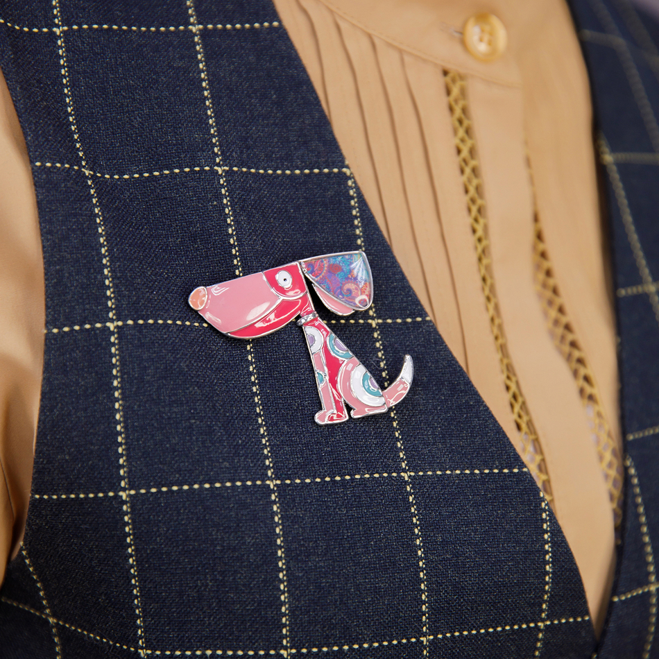 Брошь Shadore Собака XZ2291.7 R/S