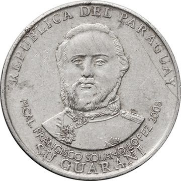 1 000 гуарани 2008 Парагвай