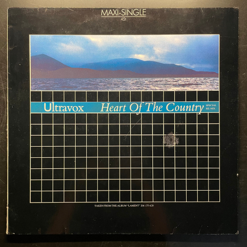 Ultravox ‎– Heart Of The Country (Европа 1984г.) 12", 45 RPM