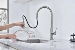 Смеситель для кухни Paulmark Senso Se215180-BS брашированная сталь
