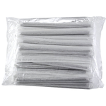 Черные трубочки «EcoPack» - 200 шт. (Цвет: черный)