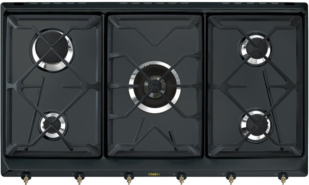 Газовая варочная панель Smeg SRV896POGH