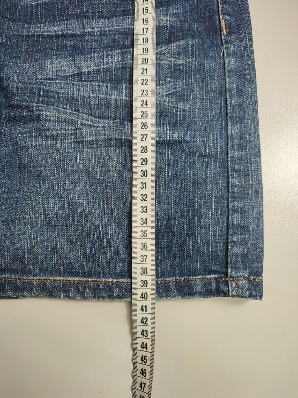 Юбка темная джинсовая 50 размер