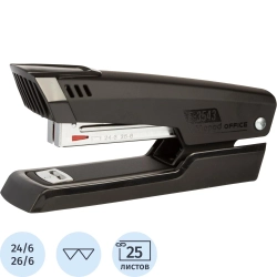 Степлер Maped Essentials Metal до 25 листов черный (скобы № 24/6, 26/6, артикул производителя 354311)