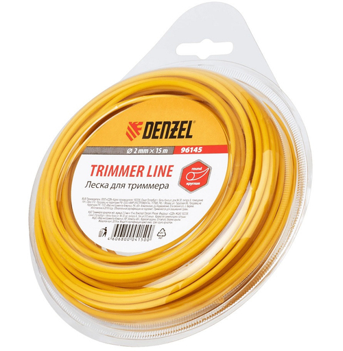 Леска для триммера Denzel 96145 круг 2 мм 15 м