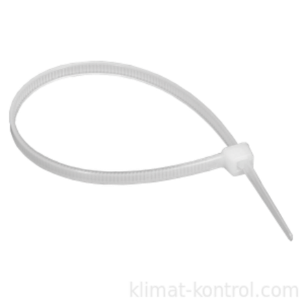 Хомут 250ПХ пластиковый стяжка 4,8*250мм УПАК. 100шт ERA title=