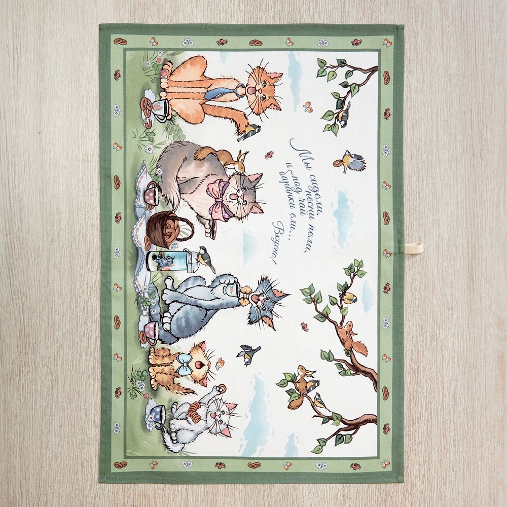 НАБОР ПОЛОТЕНЕЦ ИЗ 2Х ШТ "ПАЛЬЧИКИ ОБЛИЖЕШЬ",40Х60СМ, 100% ХЛОПОК