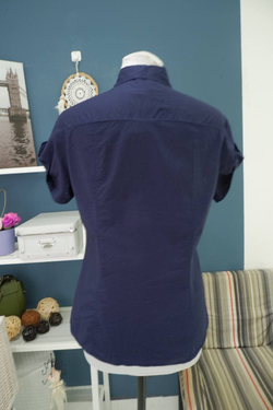 Рубашка Terranova с коротким рукавом 44 размер