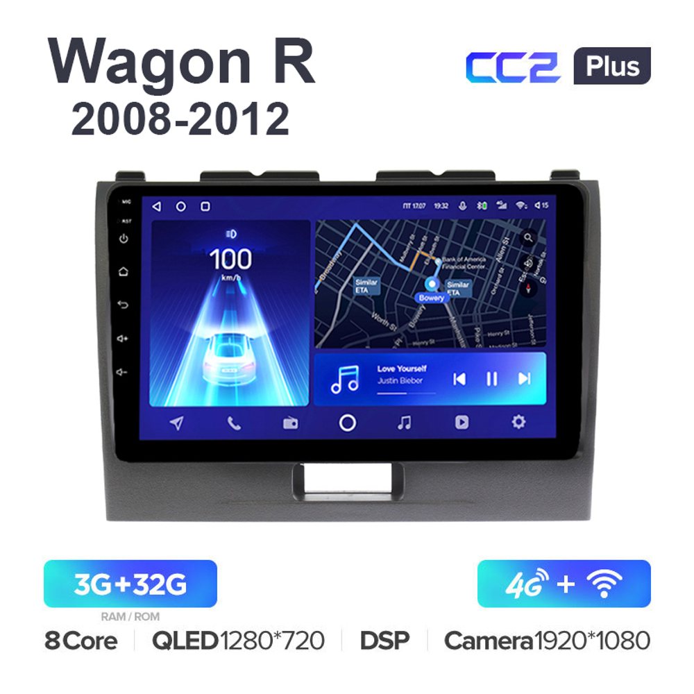 Teyes CC2 Plus 9"для Suzuki Wagon R 2008-2012