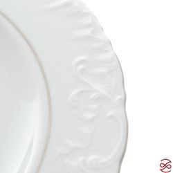 Блюдо круглое Repast Rococo с платин.полос.32 см