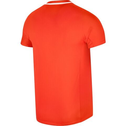 Теннисное поло Nike Spring Slam Ultimate Zip Polo M - habanero red/white - Red