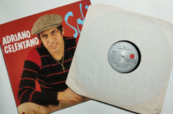 Винтажная виниловая пластинка LP Adriano Celentano Soli (Germany 1979)