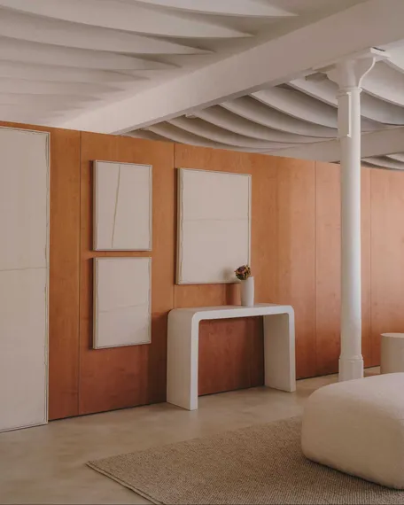 Консоль Aiguablava, 120x80 см, белый цемент